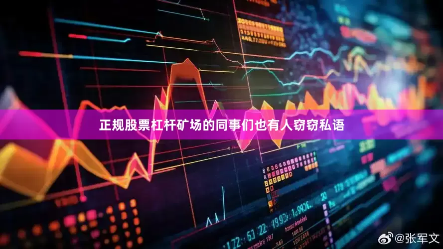 正规股票杠杆矿场的同事们也有人窃窃私语