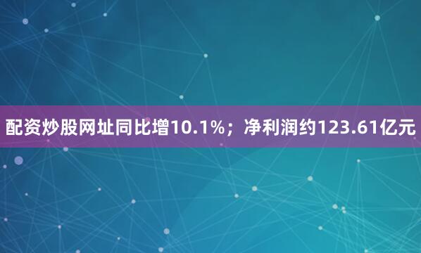 配资炒股网址同比增10.1%；净利润约123.61亿元